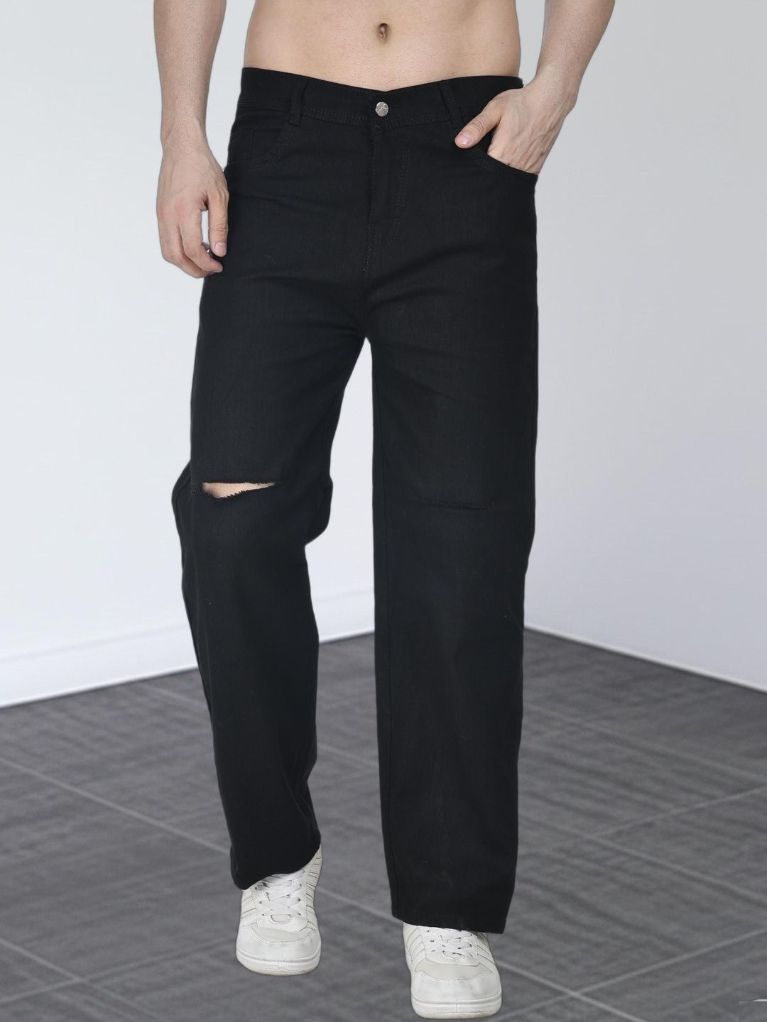 Metronaut Men Mid-Rise Low Distress Jeans-picture-27