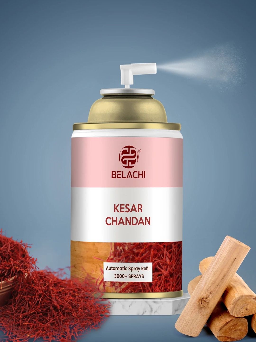 Belachi Pink Kesar Chandan Air Freshener-265ml-picture-21