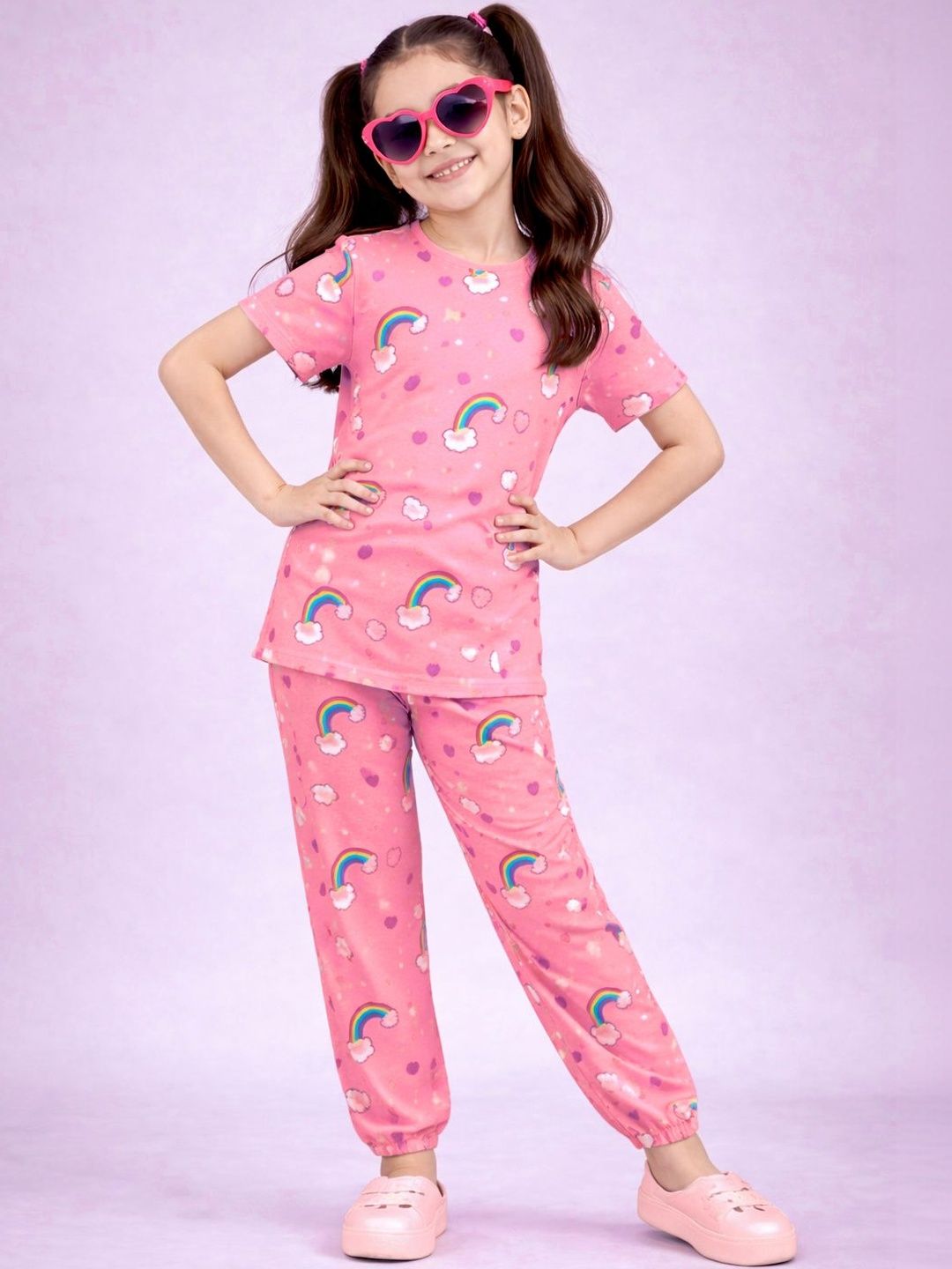 LITBABY Girls Printed Short Sleeves Nightdress-image-21