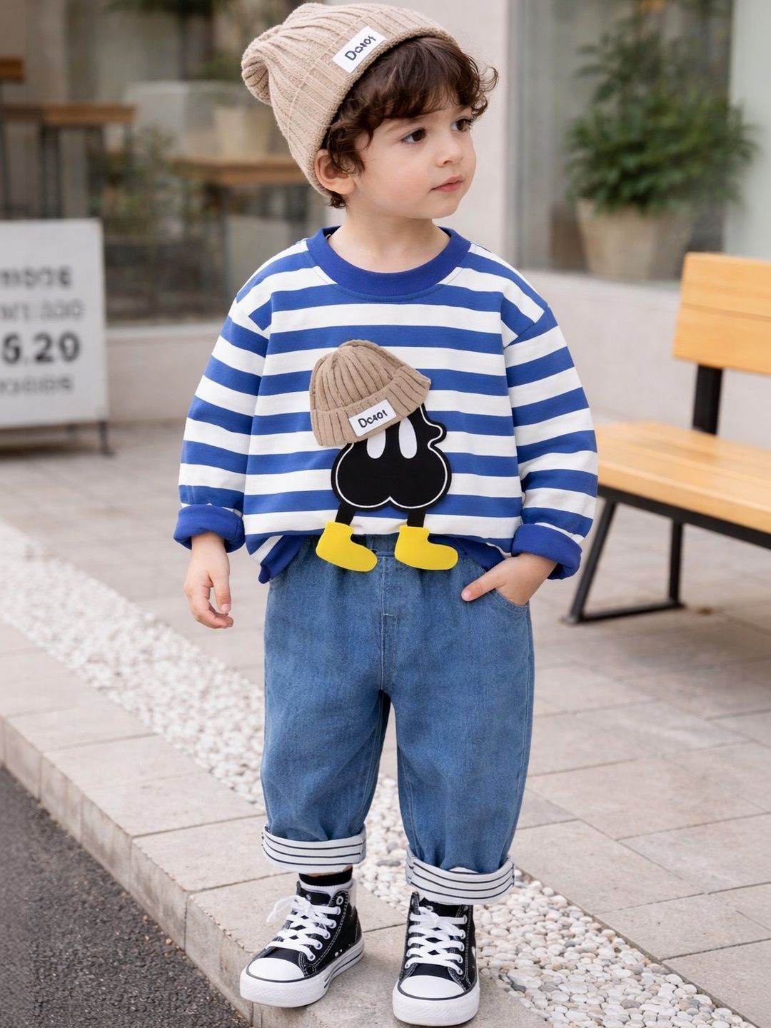 Googo Gaaga Boys Striped Trousers-picture-31