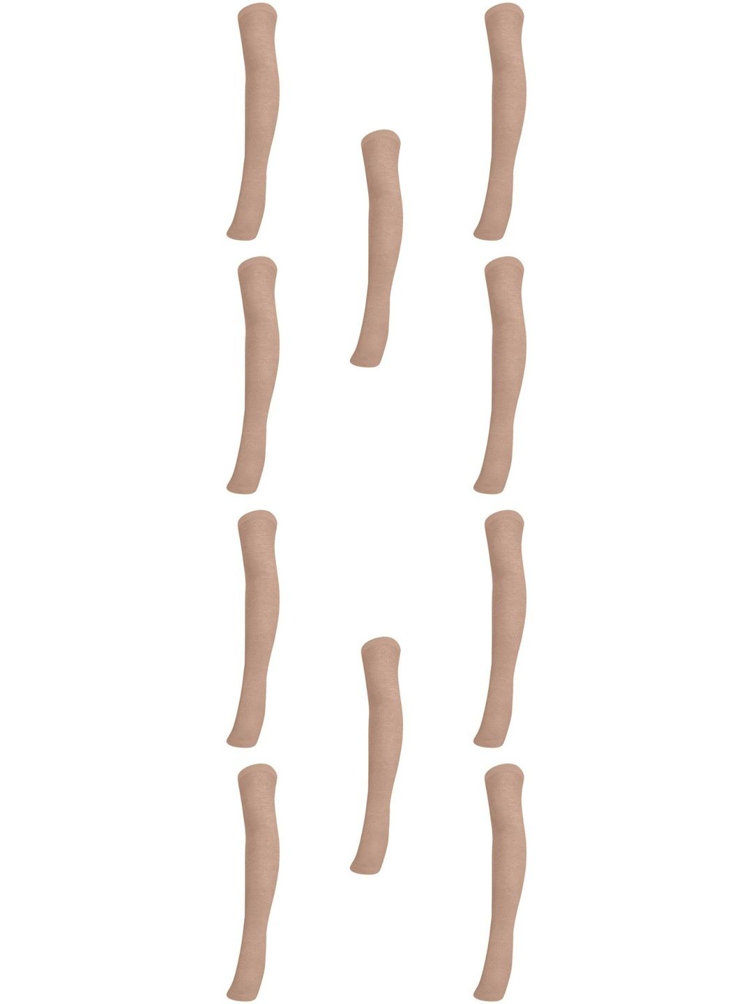 MUKHAKSH Girls Pack Of 10 Above Knee Length Socks-picture-22