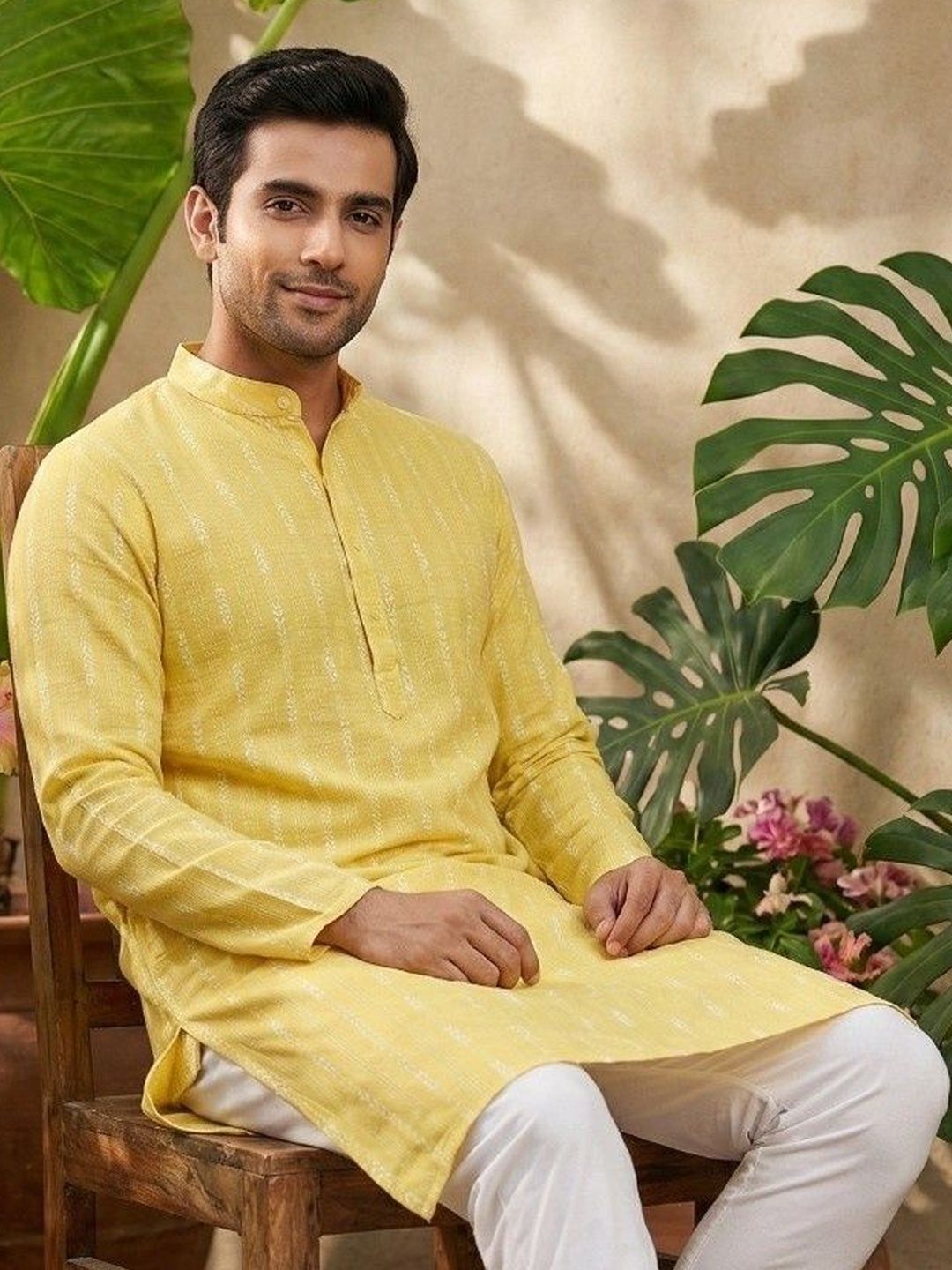 Sypher Boutique Men Printed Khadi Kurta-picture-56
