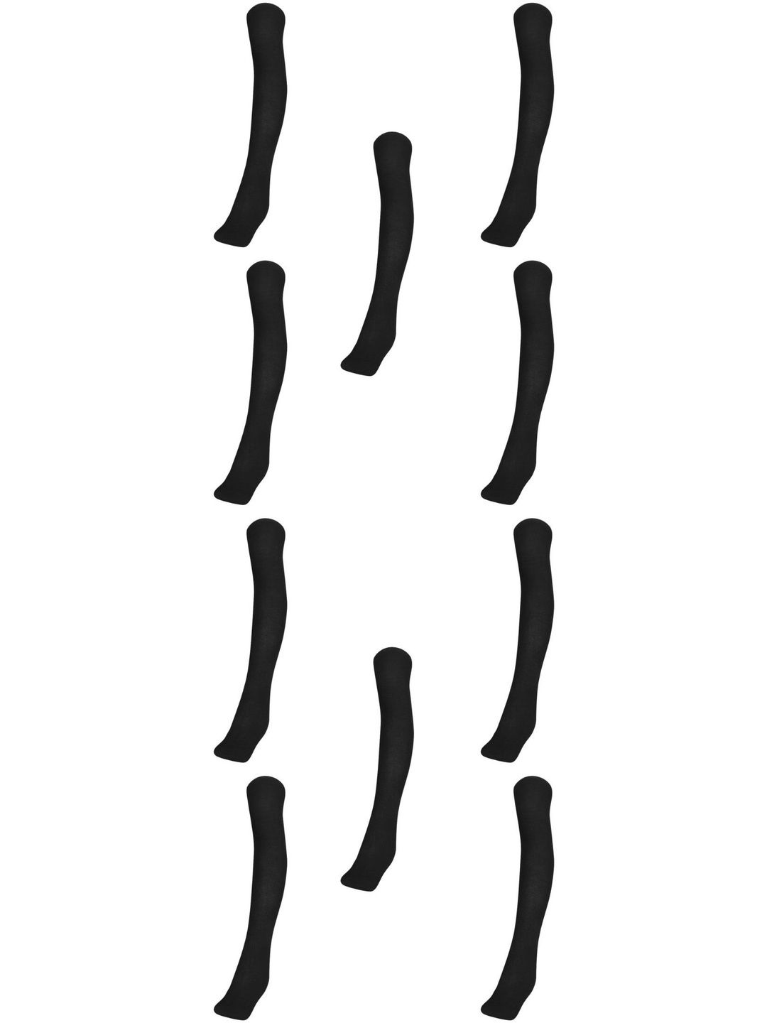 MUKHAKSH Girls Pack Of 10 Above Knee Length Socks-picture-31