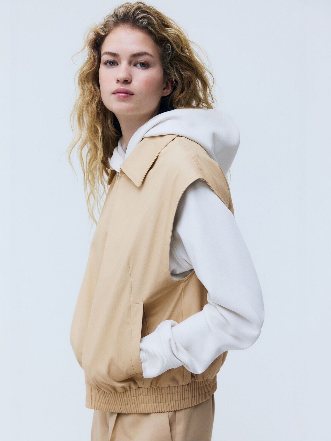 H&M Collared Cotton Gilet-picture-22