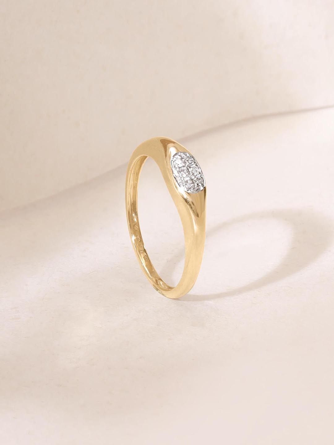 Mia by Tanishq 14KT Gold Ring With 0.06 Ct Natural Diamond - 1.85g-picture-35