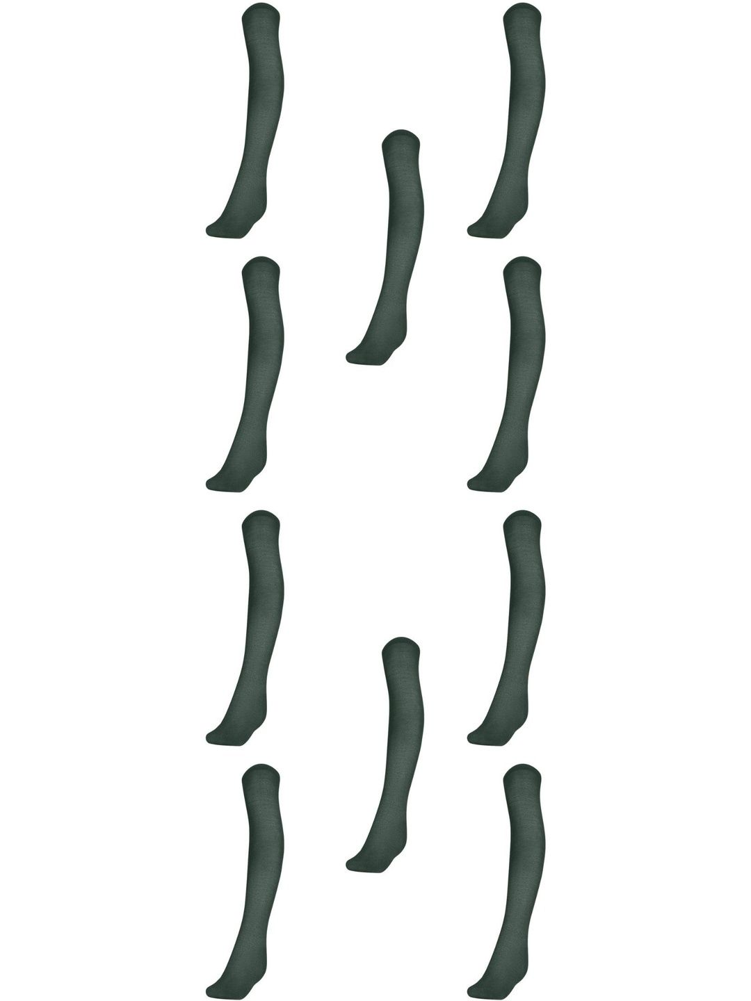 MUKHAKSH Girls Pack Of 10 Above Knee Length Socks-picture-36