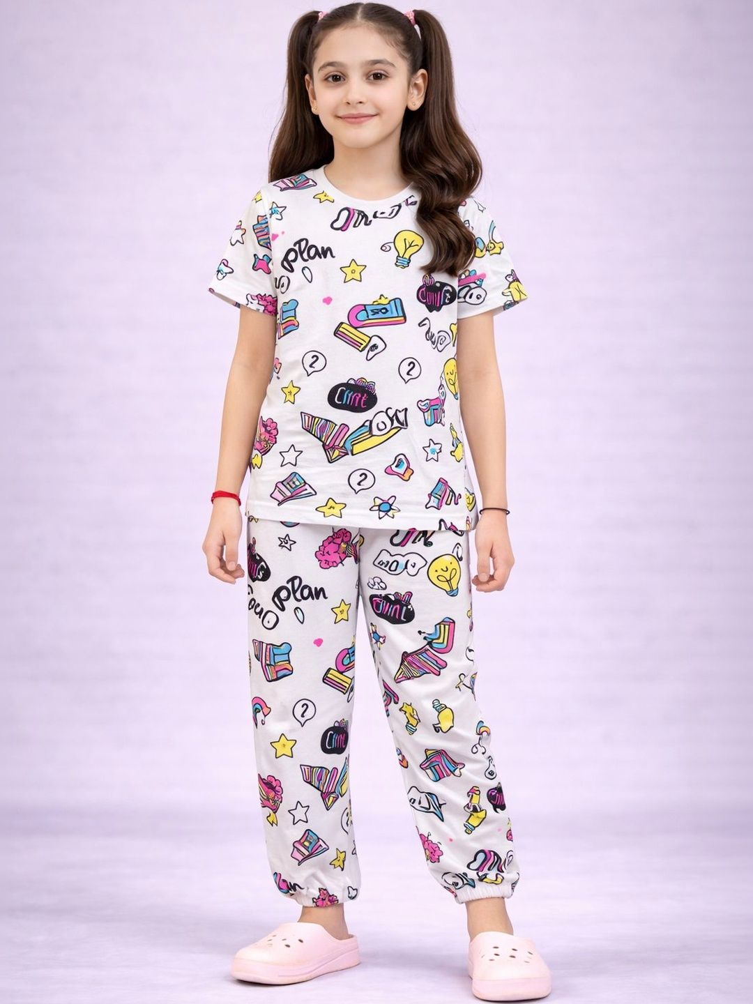 LITBABY Girls Printed Maxi Nightdress-image-37