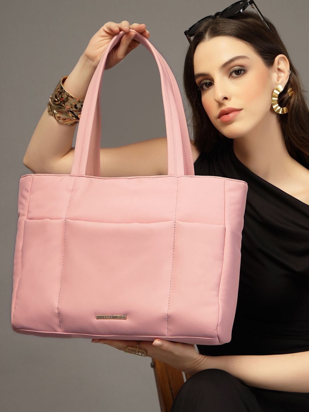 French Connection PU Shopper Tote Bag-picture-15