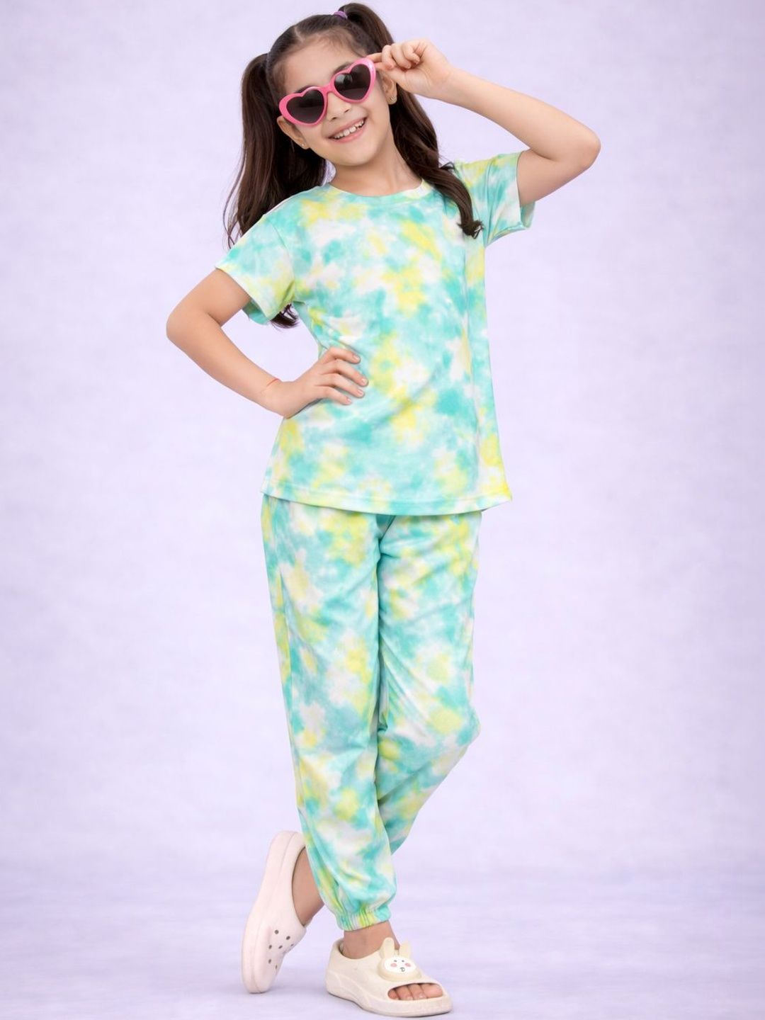LITBABY Girls Printed Short Sleeves Nightdress-image-23