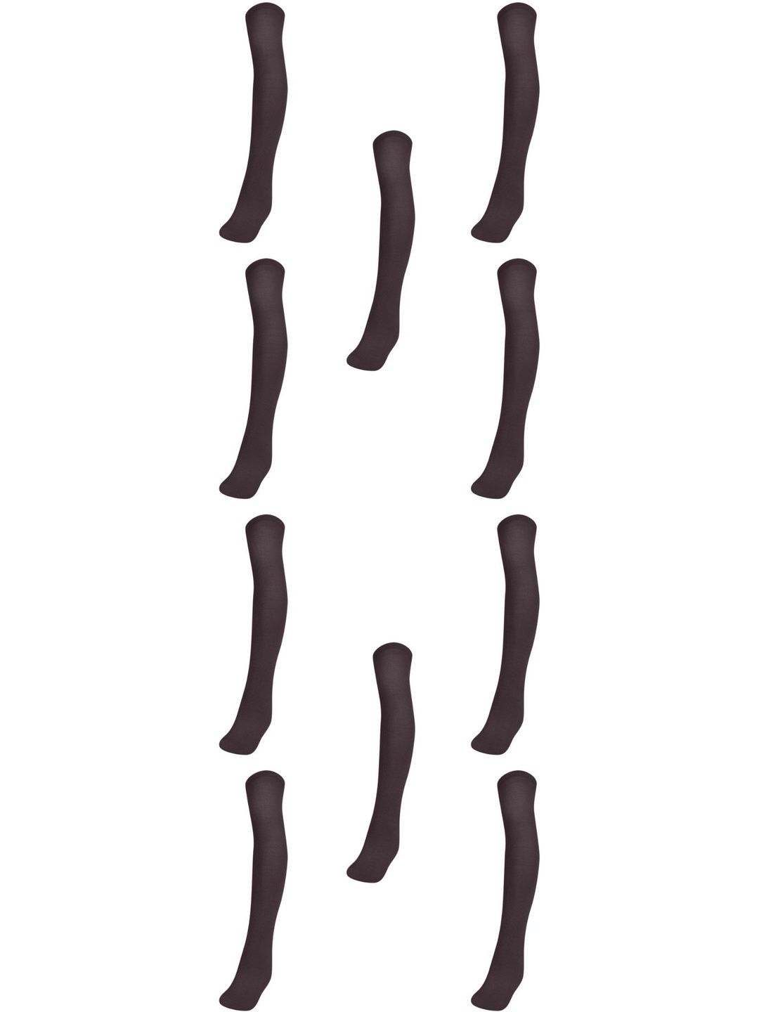 MUKHAKSH Girls Pack Of 10 Above Knee Length Socks-picture-21