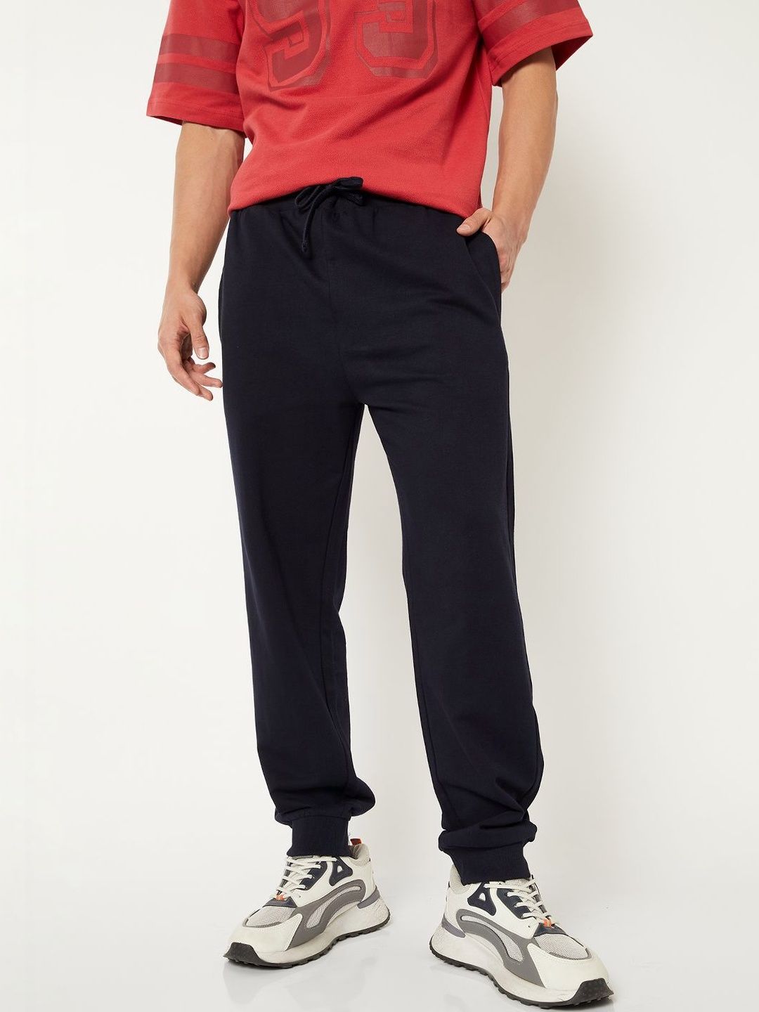 max Men Cotton Mid-Rise Track Pants-picture-29