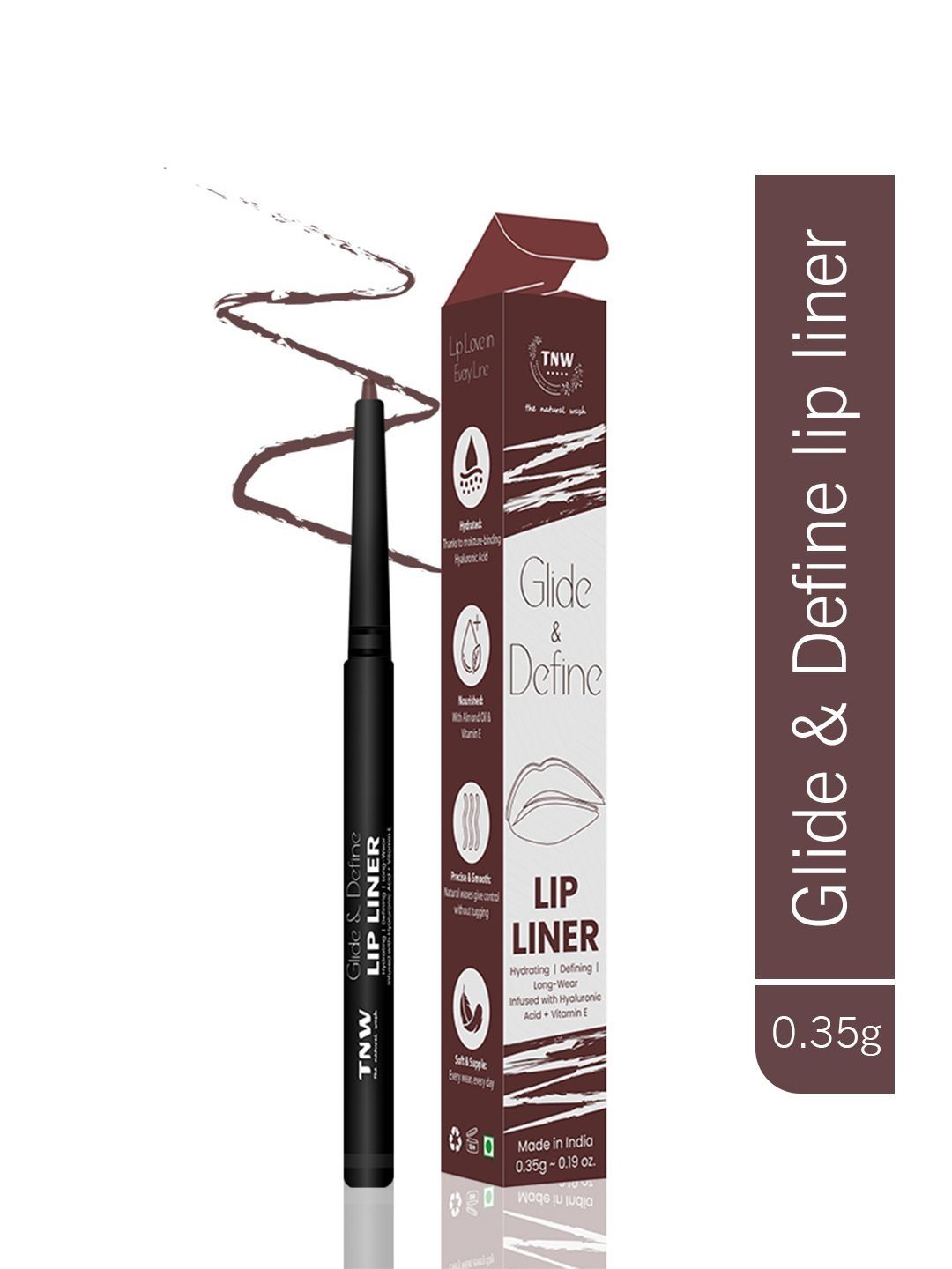 TNW the natural wash Glide & Shine Lip Liner- Chicline 01-image-47