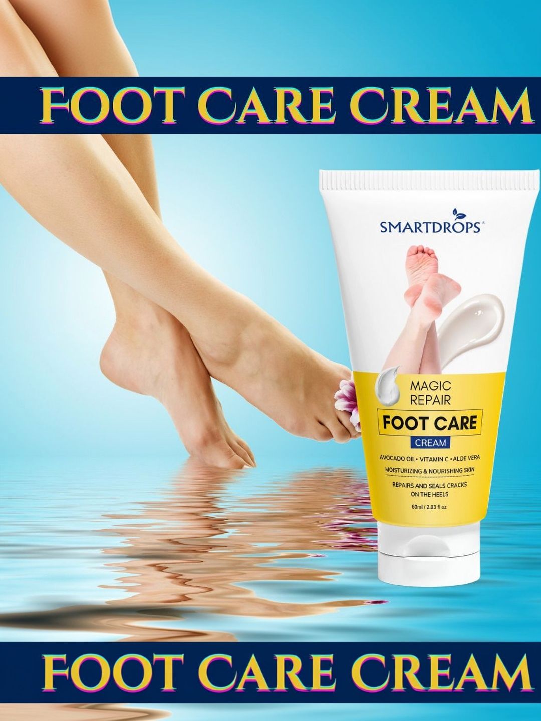 Smartdrops Magic Repair Foot Care Cream With Vitamin E - 60 ml-image-4