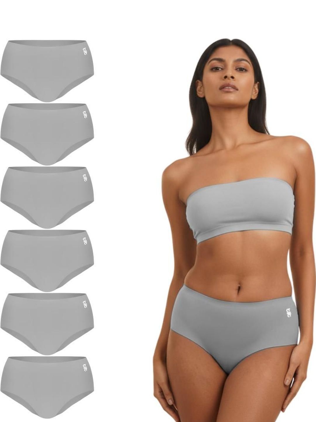 Tilt Pack Of 6 Low-Rise Basic Briefs-picture-34