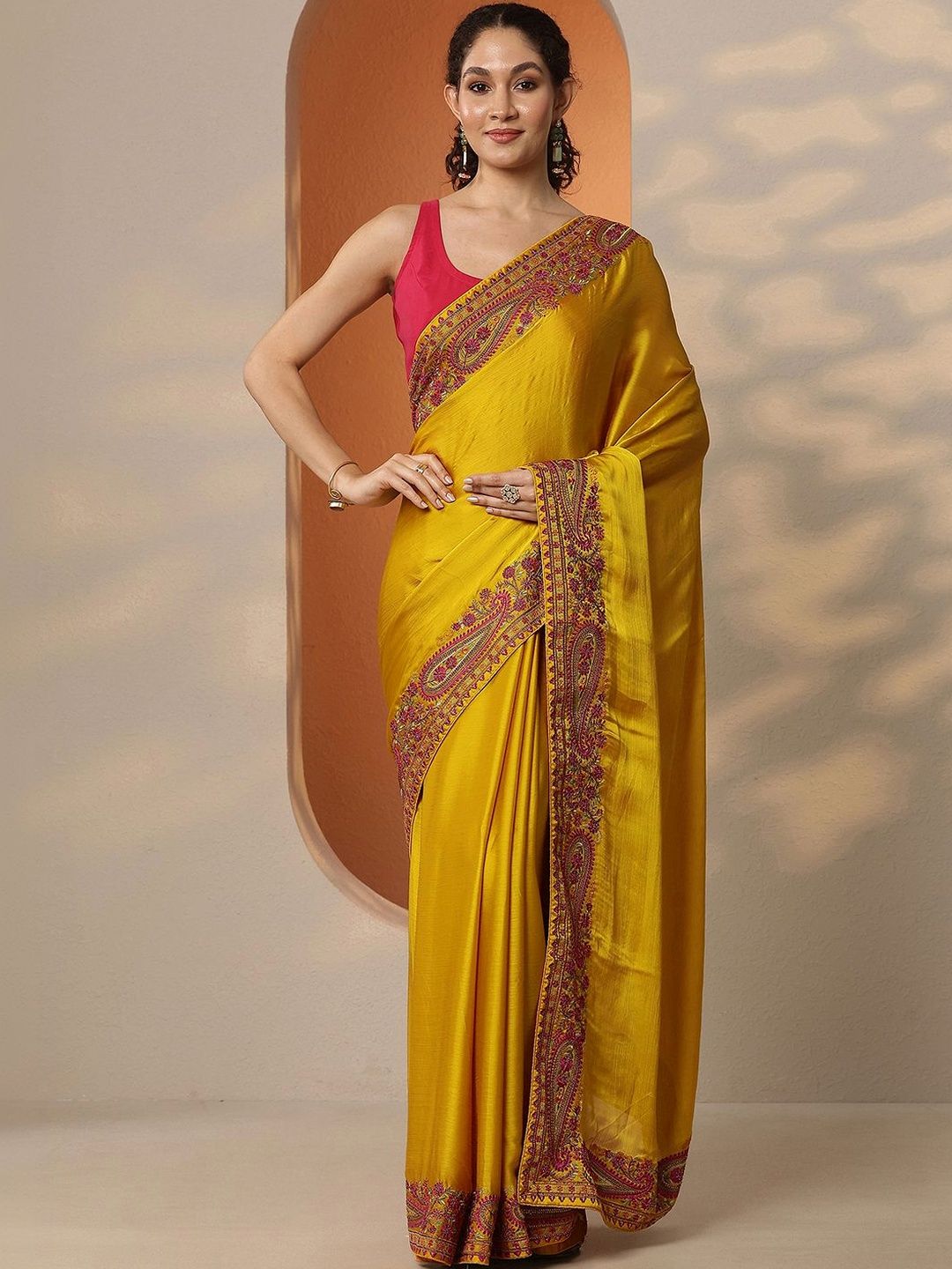 Libas Pure Chiffon Saree-picture-27