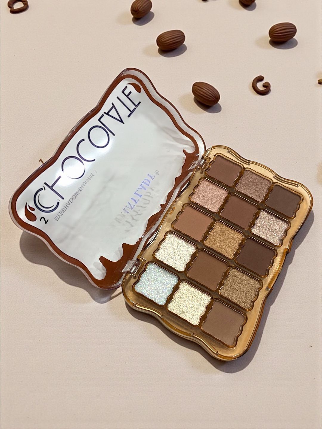 color strokes Chocolate Eyeshadow Palette- Shade- B-image-7