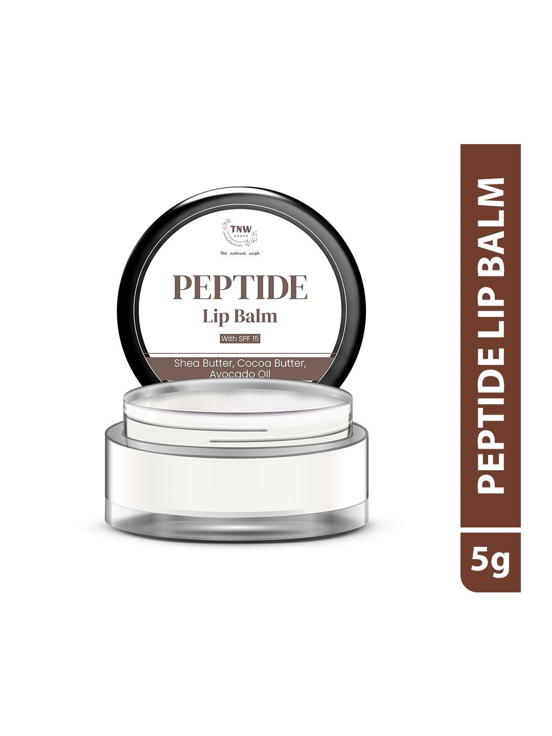 TNW the natural wash Peptide Lip Balm - 5 g- Vanilla-image-35