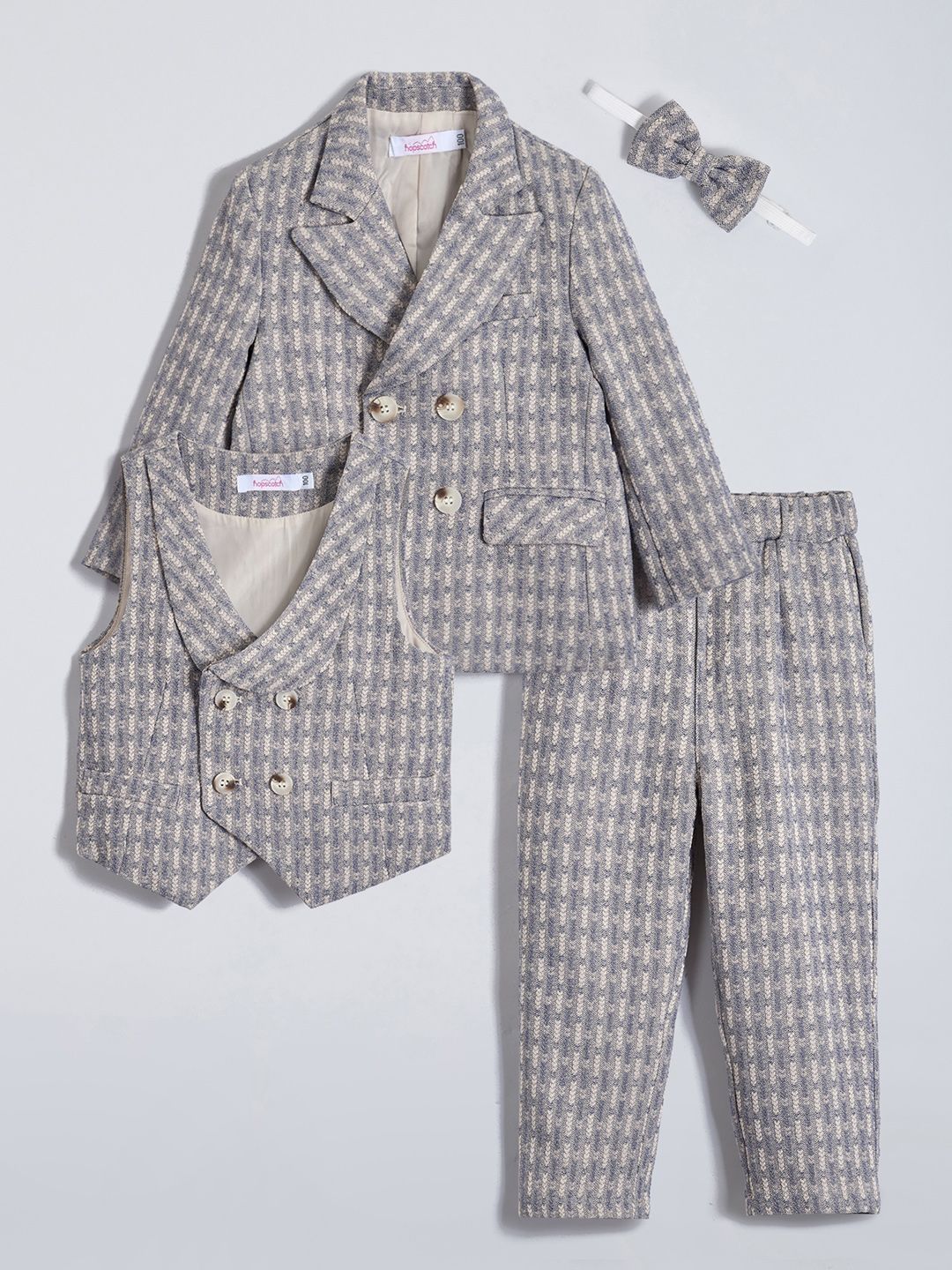 Hopscotch Boys Checked Coat with Trousers-picture-10