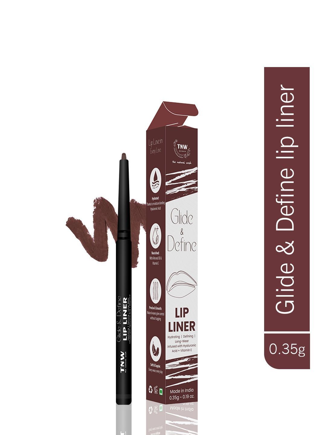 TNW the natural wash Glide & Shine Lip Liner- Boldline 02