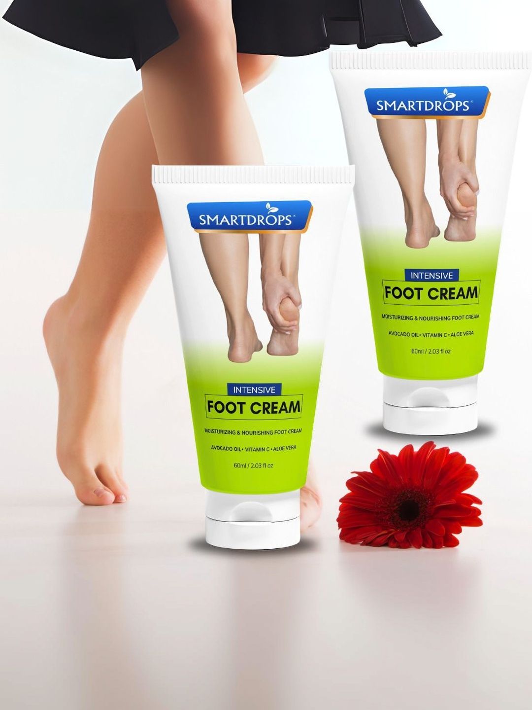 Smartdrops Set Of 2 Intensive Foot Cream With Lemongrass Oil - 60 ml Each-image-33