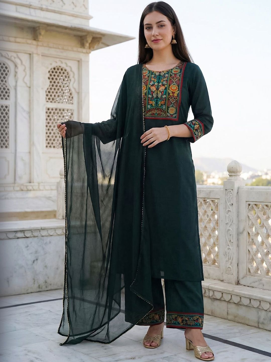 Indo Era Dupatta with Gotta Patti-picture-11
