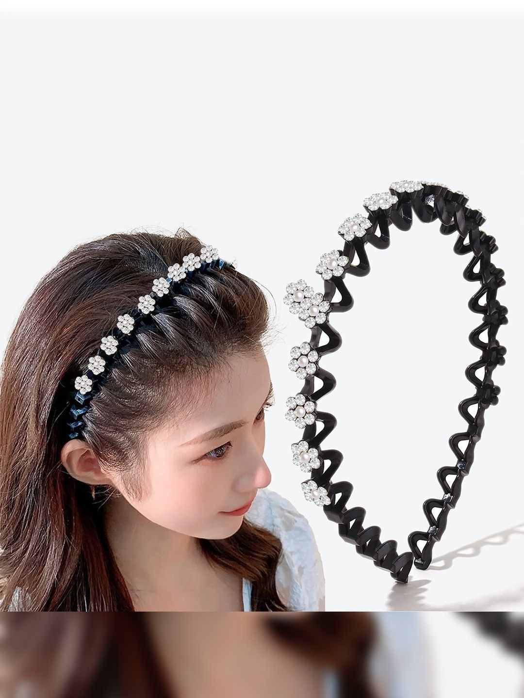 MAJESTIQUE Girls Embellished Hairband-picture-0
