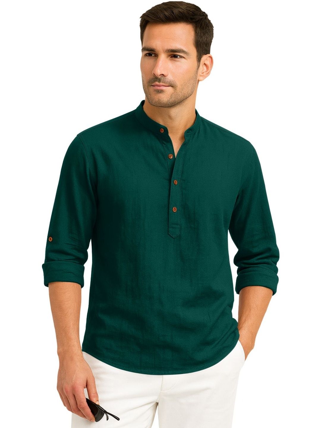 ZELINCO Men Thread Work Kurta-picture-50