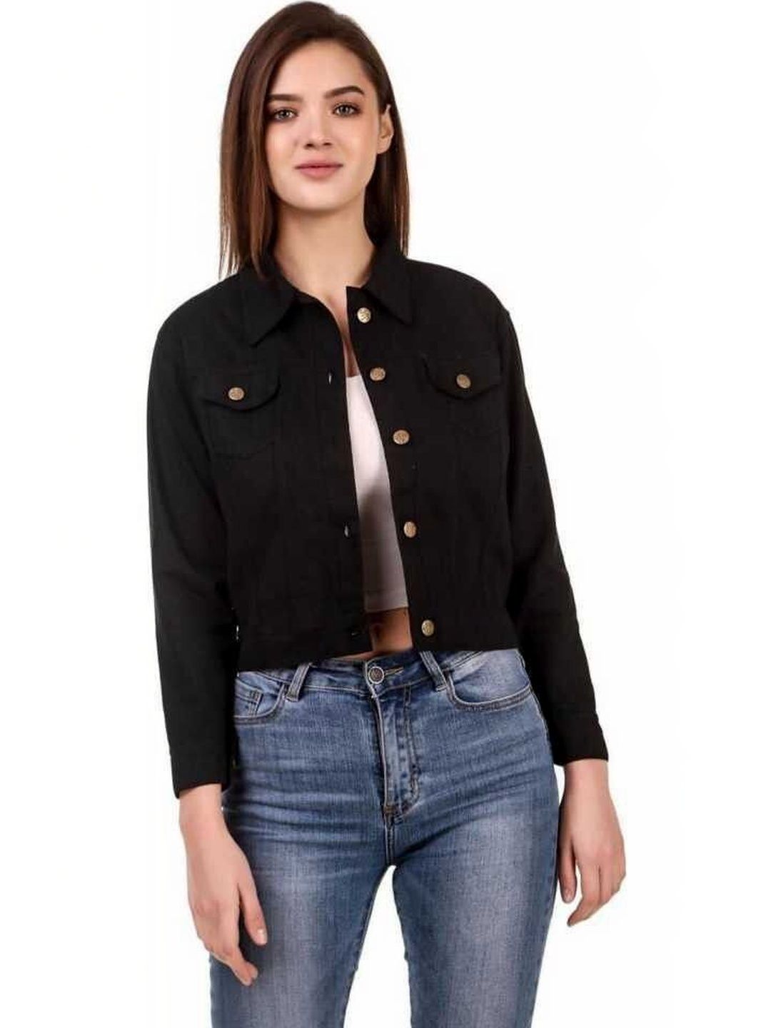 KASHIANXSTYLE Women Crop Denim Jacket-picture-37
