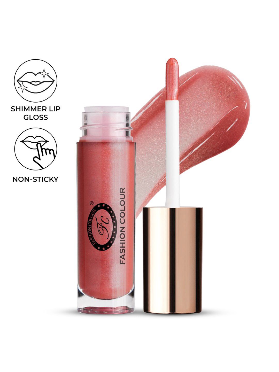 Fashion Colour Glossin Non Sticky Lip Gloss - 4.5 g - Fuchsia Flas 02-picture-16