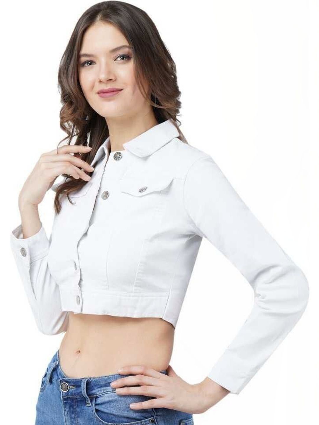 KASHIANXSTYLE Women Crop Denim Jacket-picture-16