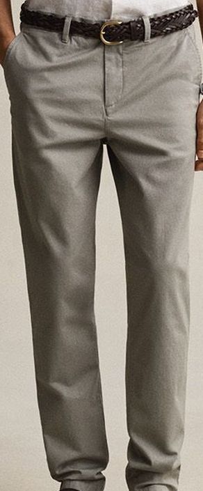 Buy GANT Men Grey Slim Fit Classic Chinos Trouser - Trousers for Men ...