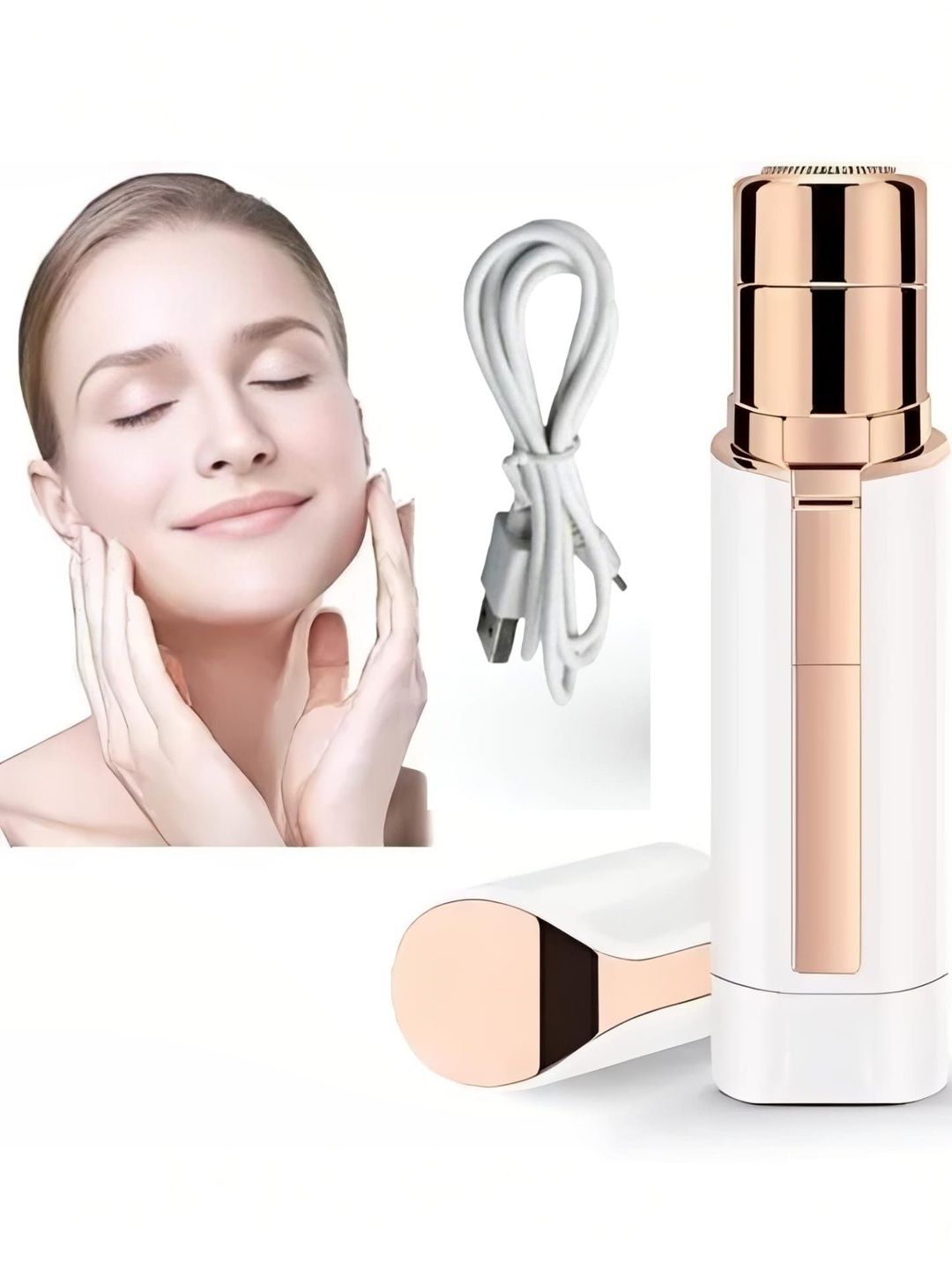 Elecsera Flawless & Painless USB Rechargeable Facial Hair Remover Epilator-picture-13