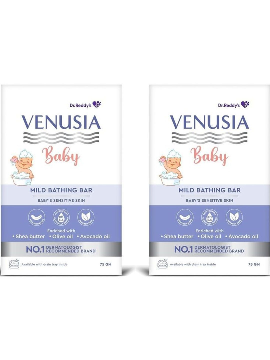 Venusia Set Of 2 Baby Mild Bathing Bar- 75 g Each-picture-33