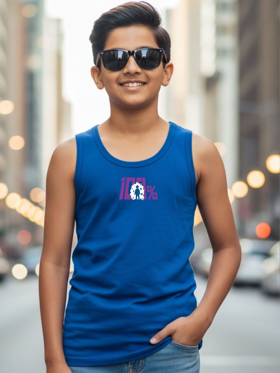 Uniplanet store Boys Printed Scoop Neck Tank Vest-picture-55