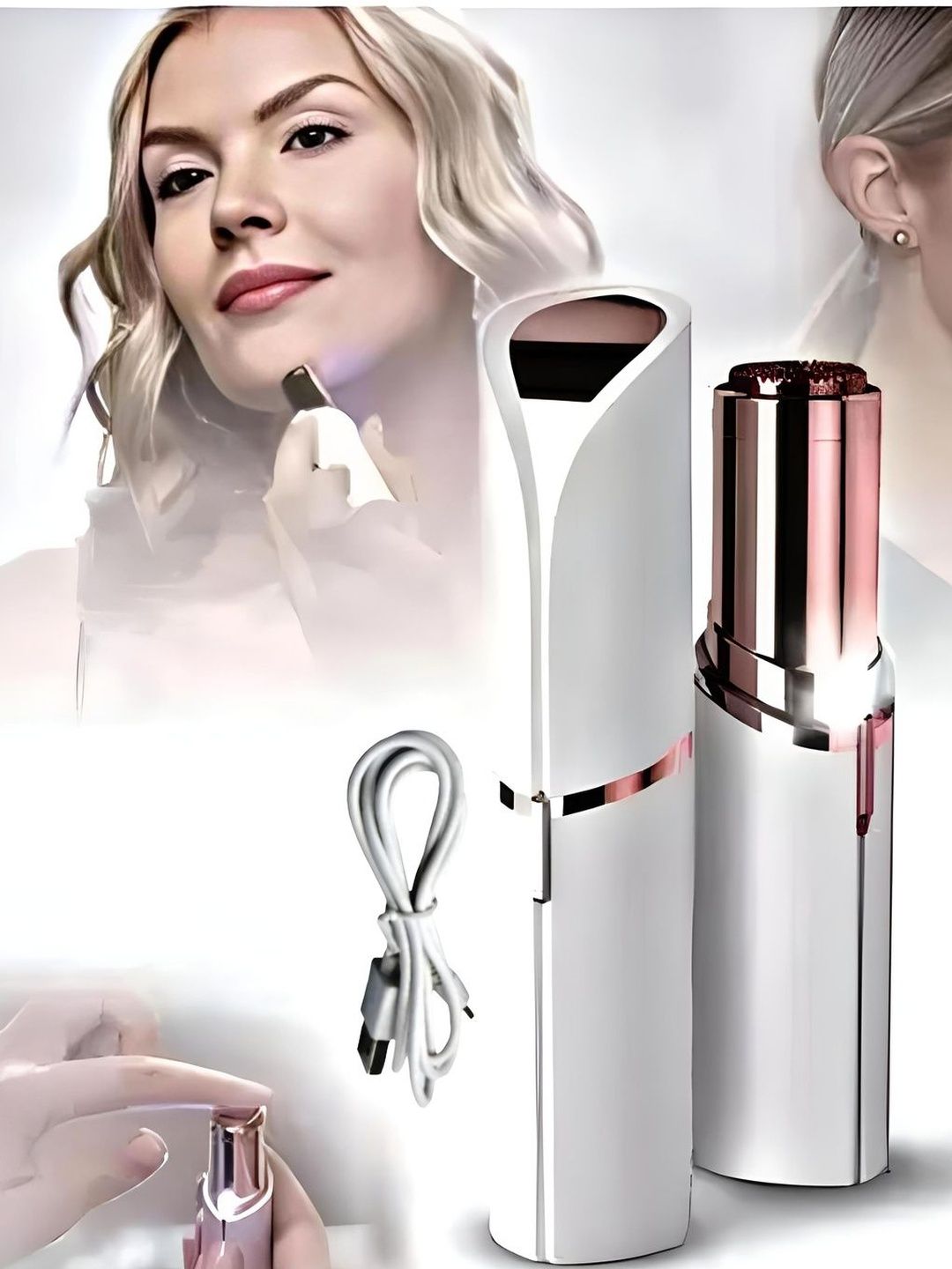 Elecsera Flawless & Painless Eyebrow & Facial Hair Remover Epilator-picture-26