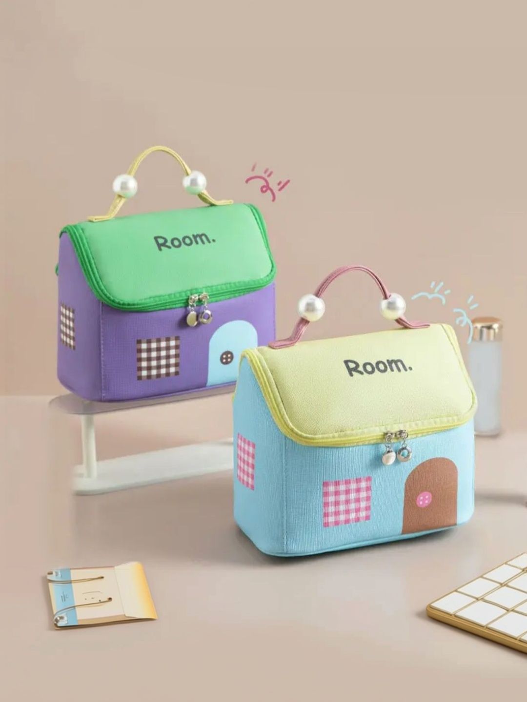 PROGONE ENTERPRISE Colourblocked Handheld Bag-picture-11