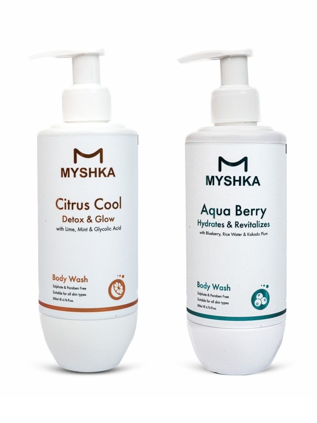 Myshka Set Of 2 Vitamin C & BlueBerry Body Wash- 200 ml Each-picture-9