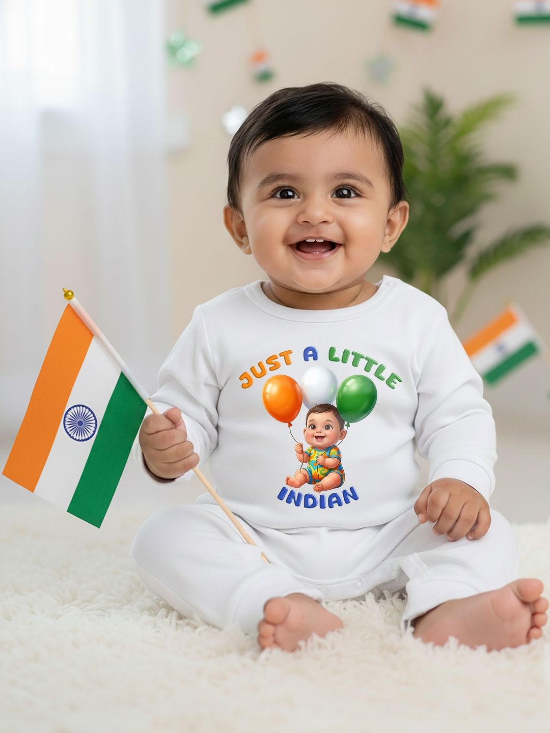 karmikh clothing & lifestyle Infants Printed Cotton Rompers-picture-23