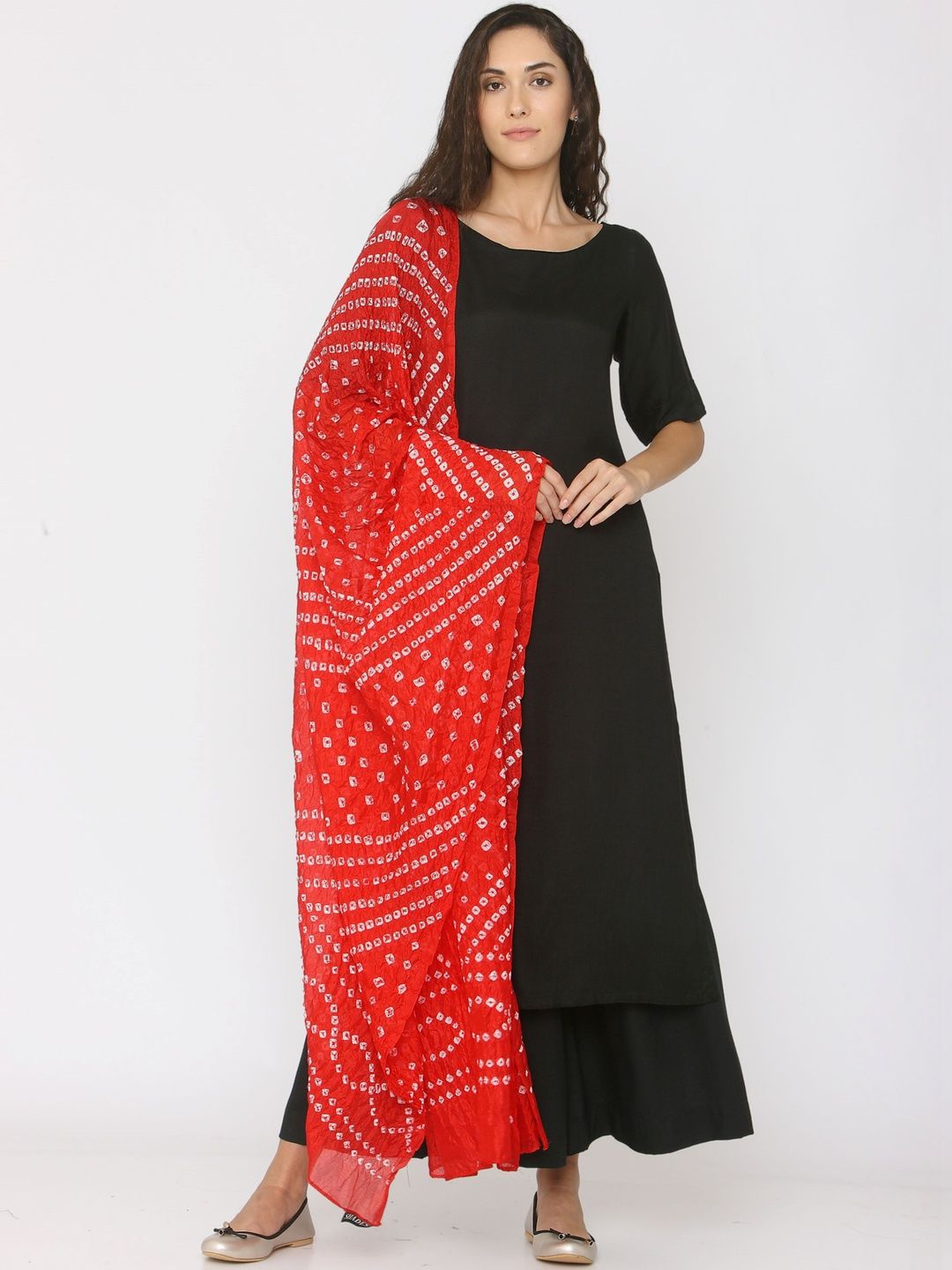 SHADES OF FAASHION Printed Bandhani Dupatta-picture-26
