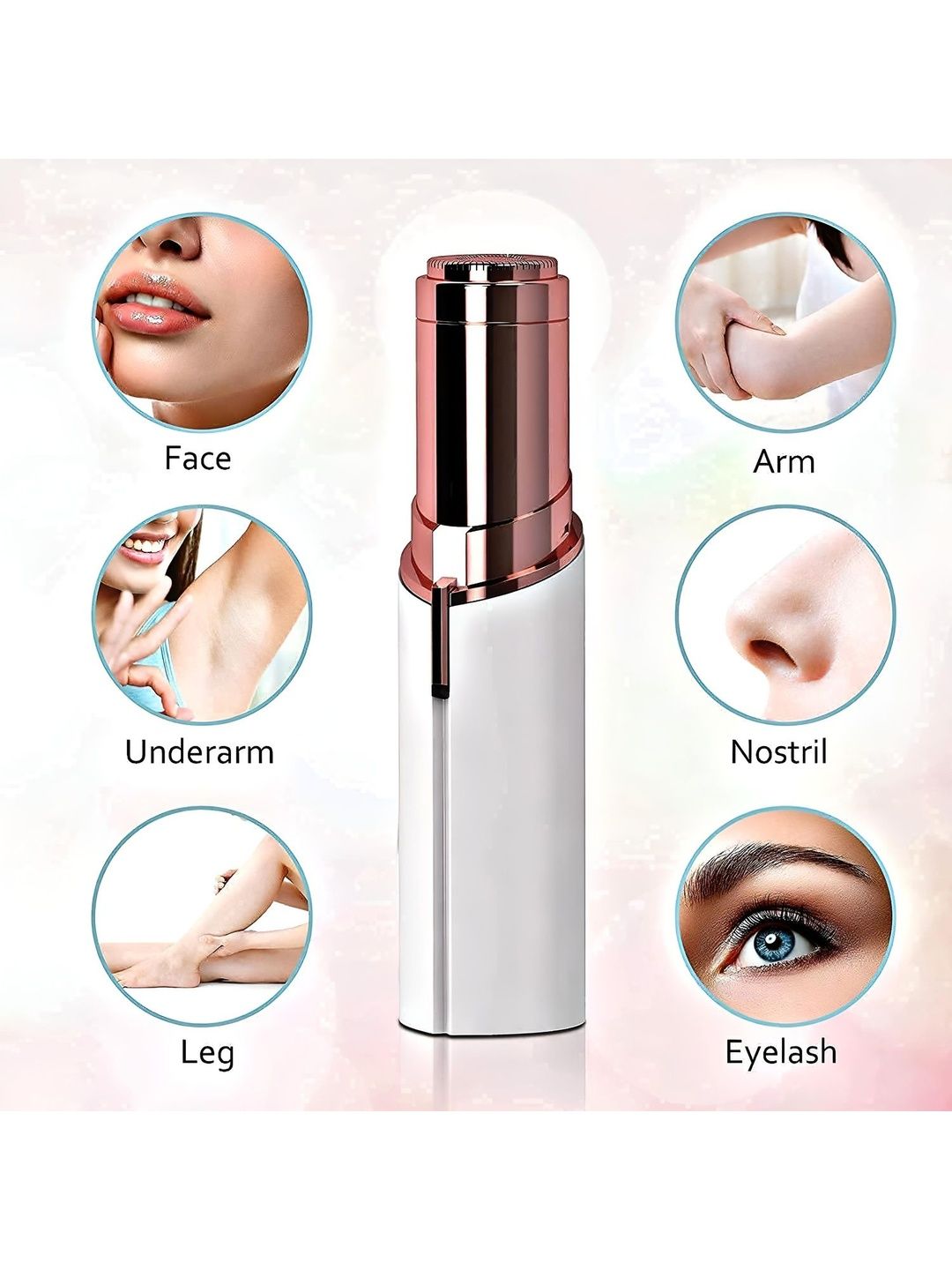 Elecsera Flawless & Painless Eyebrow & Facial Hair Remover Epilator-picture-33