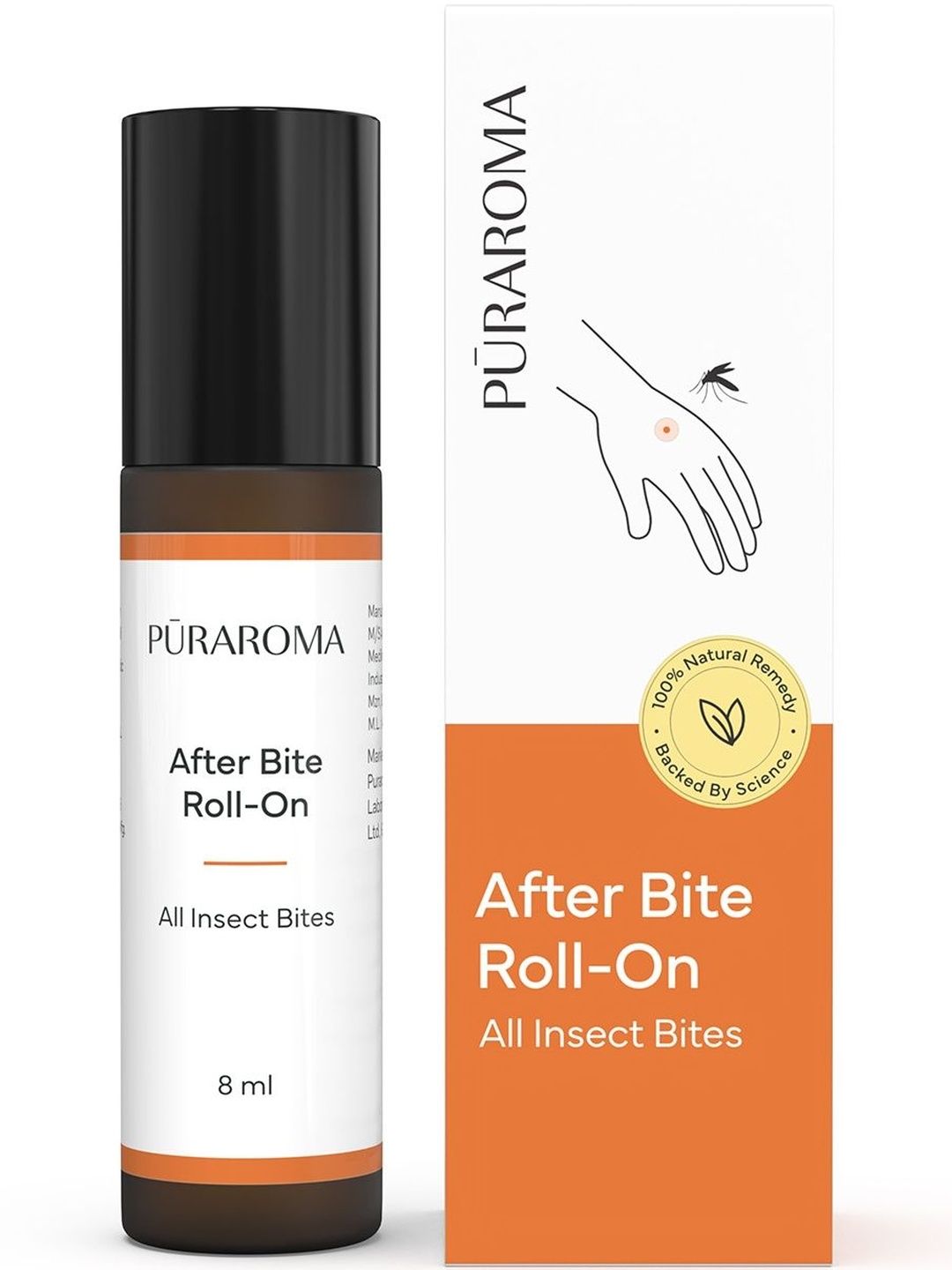 Puraroma After Bite Roll-On To Calm Itching & Redness - 8 ml-image-27