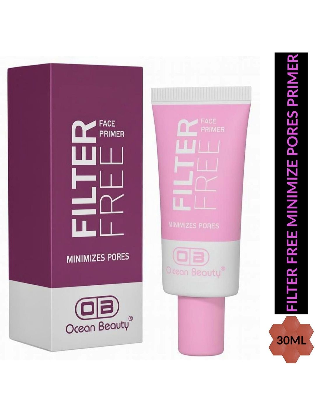 OB Ocean Beauty Fliter Free Hydrating Oil Control Open Pore Minimizer Face Primer - 30 ml-image-31