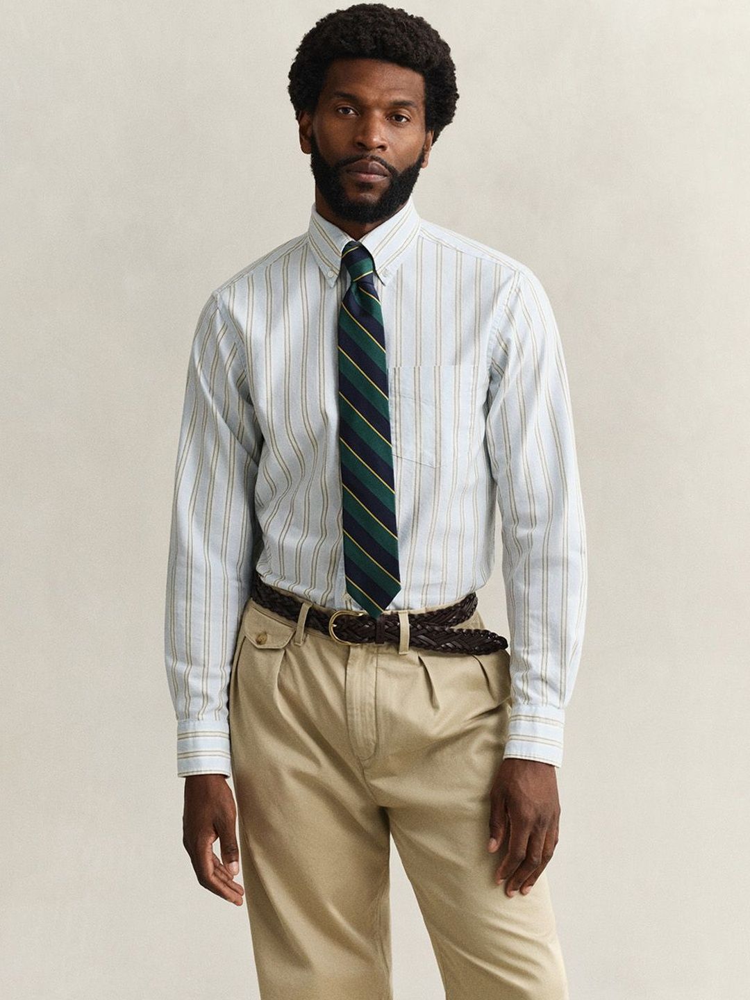 GANT Men Multi Stripes Striped Formal Shirt-picture-13
