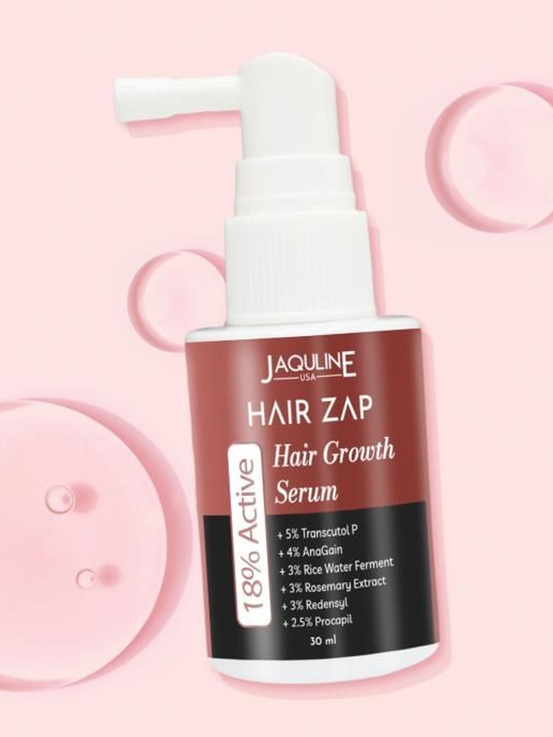 Jaquline USA Hair ZAP Hair Growth Serum - 30 ml-picture-33