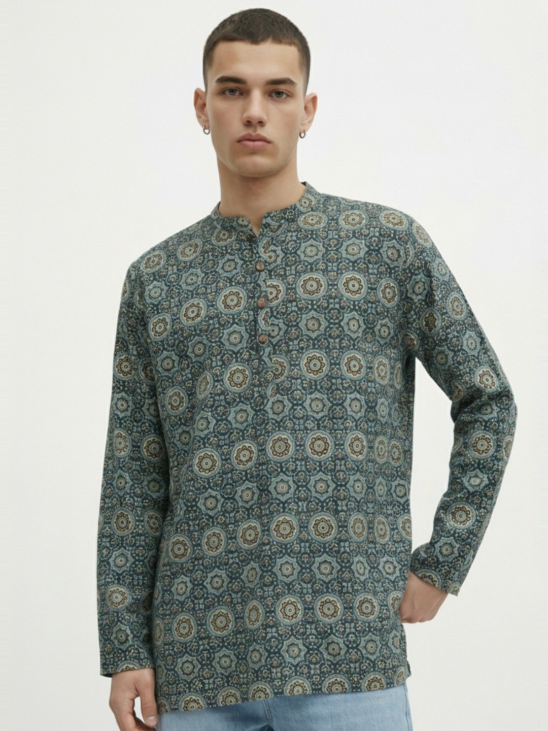 Anouk Rustic Indie Ethnic Motifs Printed Kurta-picture-55