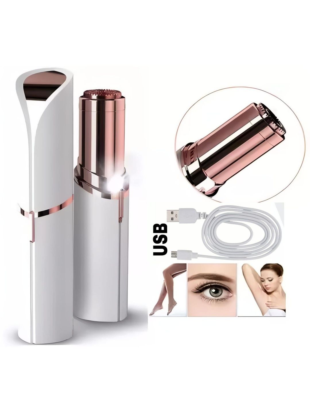 Elecsera Flawless & Painless Eyebrow & Facial Hair Remover Epilator-picture-21