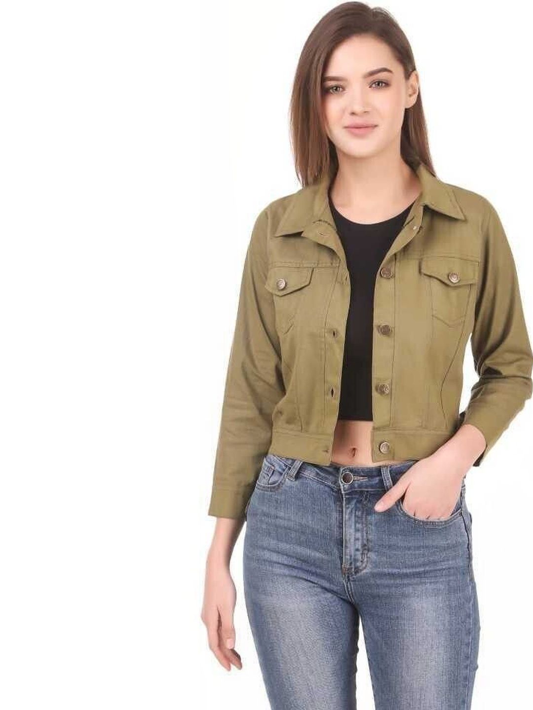 KASHIANXSTYLE Women Crop Denim Jacket-picture-31