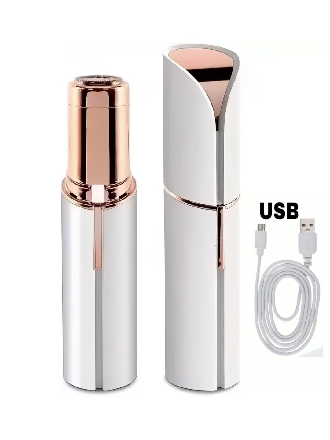 Elecsera Flawless & Painless USB Rechargeable Facial Hair Remover Epilator-picture-17