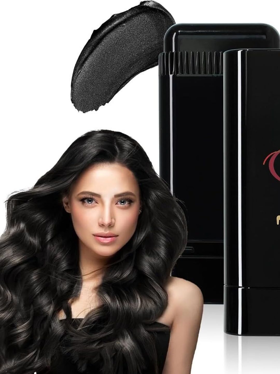 VBA 2 In 1Hair-Colour-Stick & Comb - 40 g - Black-picture-32