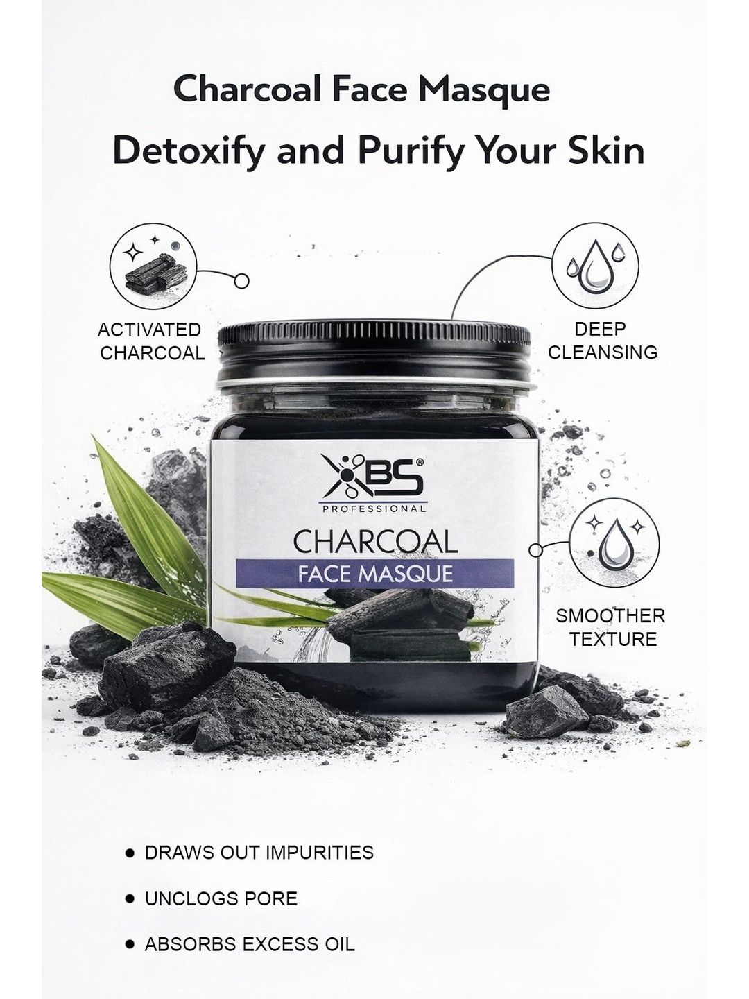XBS Charcoal Face Mask - 380 ml-image-14